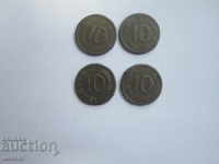 Old German token Spielgeld lot tokens