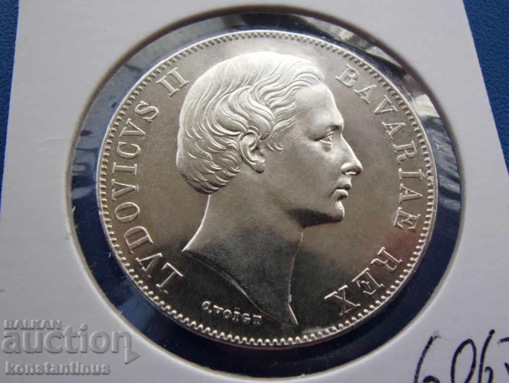 Германия - Бавария  1  Талер  1868 Rare с цена € 109.93 | 215.00 лв.