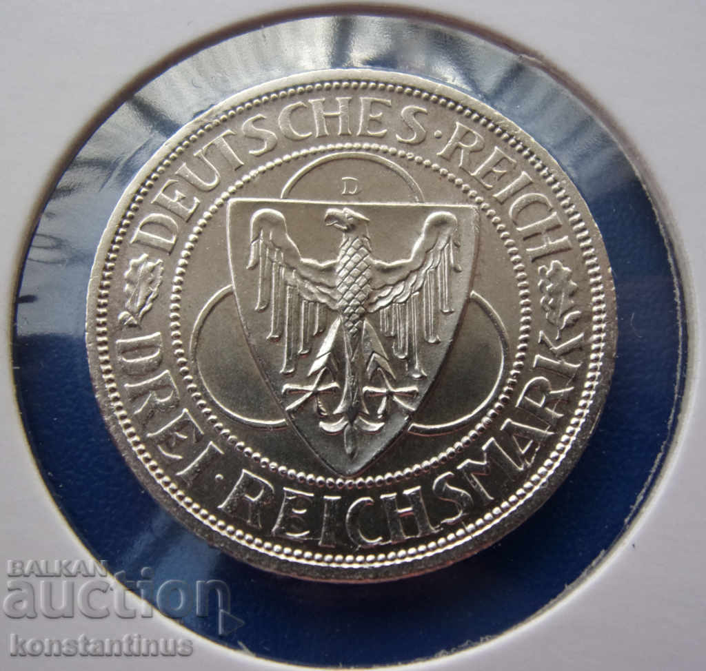 Germania - Weimar 3 Brands 1930 D Rare cu preț € 86.92 | 170.00 BGN