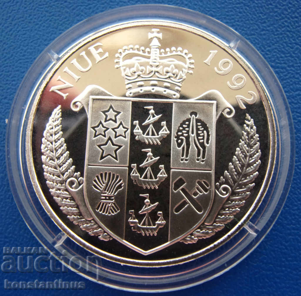 New 5 Dollars 1992 Silver UNC PROOF Very Rare with price € 33.23 | 64.99 BGN