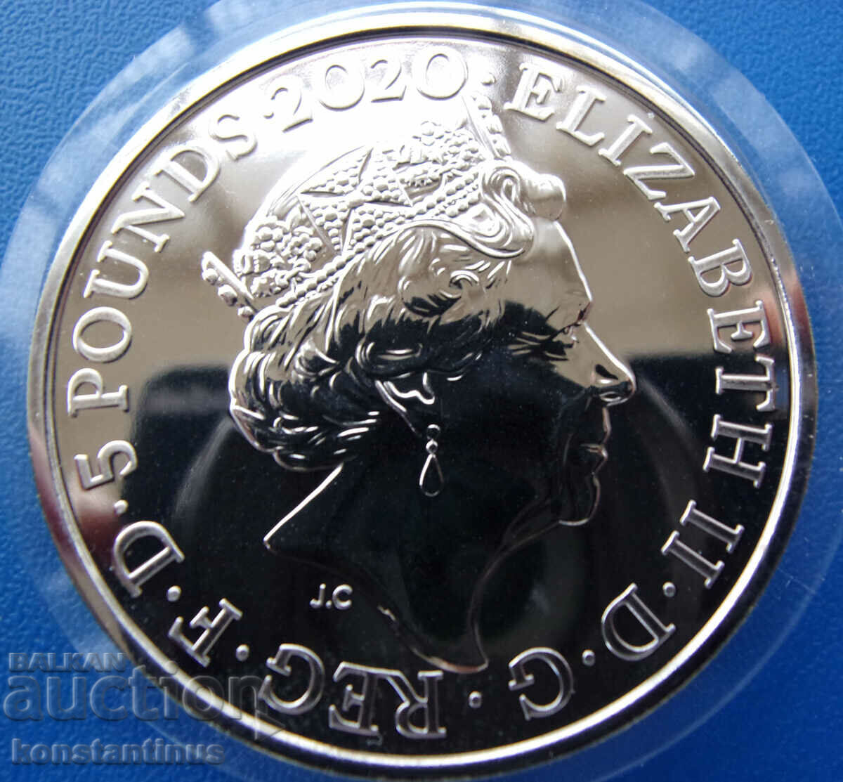 England 5 Pounds 2020 Elton John UNC Very Rare with price € 56.24 | 110.00 BGN