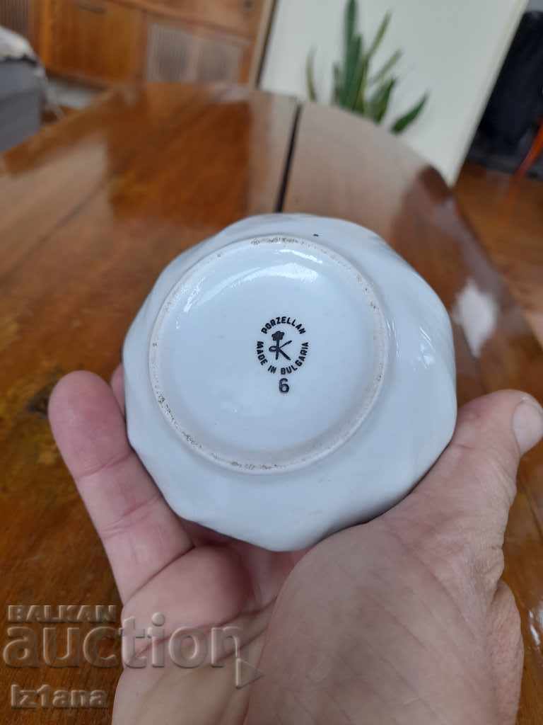 Vechi vas de zahăr din porțelan - 6 Vechi vas de zahăr din porțelan - 6