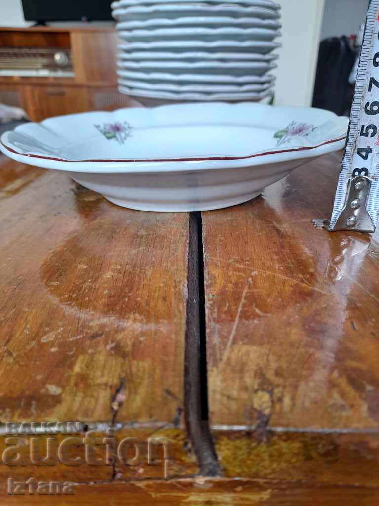 Old porcelain dish, plates - 6 Old porcelain dish, plates - 6