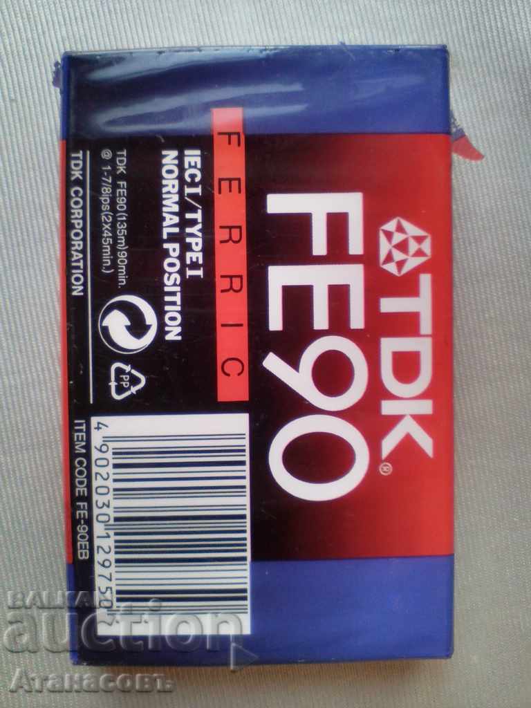 TDK FE90 Audio cassette with price 10.00 BGN | € 5.11 TDK FE90 Audio cassette with price 10.00 BGN | € 5.11