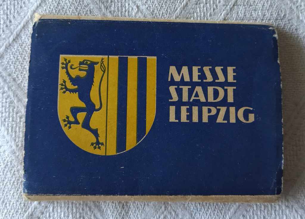 LEIPZIG RDG GERMANIA TÂRÂG ORAȘ P.K. DIPLYANKA 1960