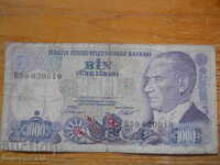 1000 lire 1970 - Turcia (VG)
