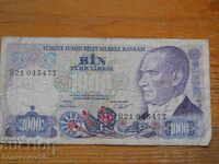 1000 Lira 1970 - Turkey (VG)
