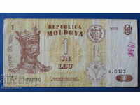 Молдова 2002г. - 1 лея