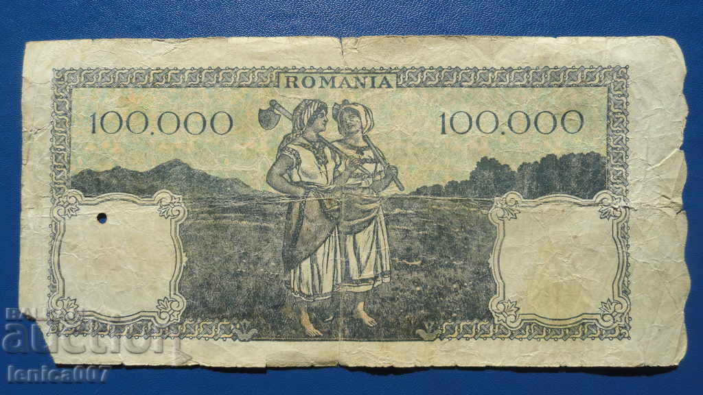 Romania 1946 - 100,000 lei (20.12.1946) - 6 Romania 1946 - 100,000 lei (20.12.1946) - 6