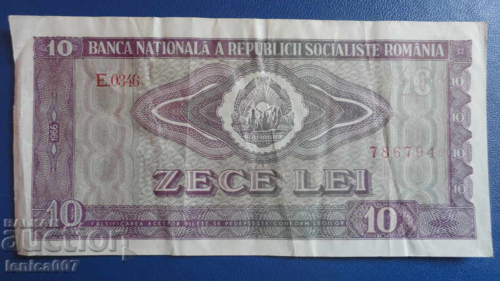 Licitație România 1966 - 10 lei