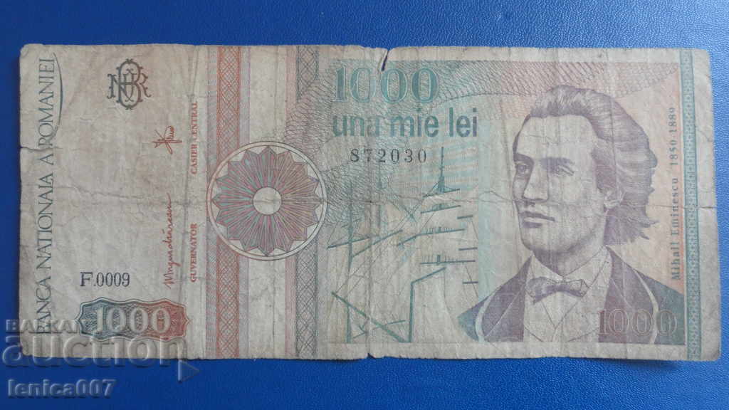 România 1991 - 1000 lei (septembrie 1991)