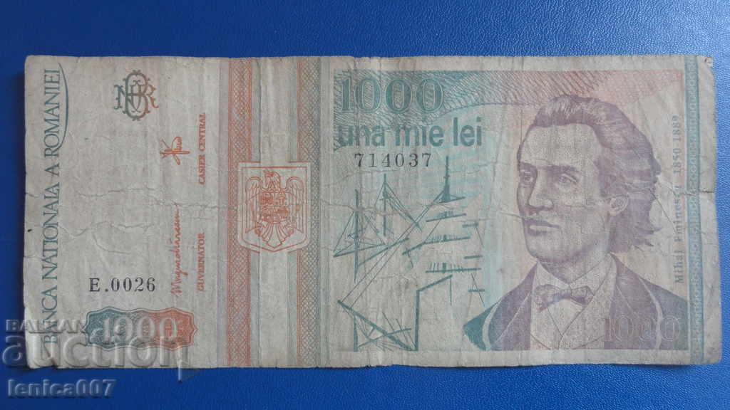 Auction  Romania 1993 - 1000 lei (May 1993)