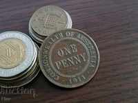 Monedă - Australia - 1 penny 1911