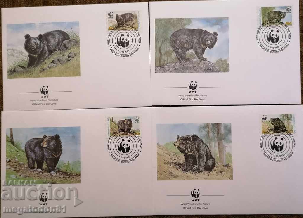 Pakistan - protected fauna - bear, WWF