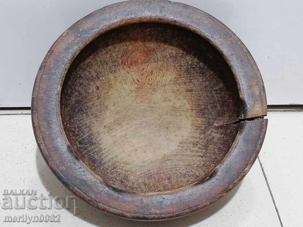 Wooden bowl bowl wooden wooden vessel harbor primitive - 5