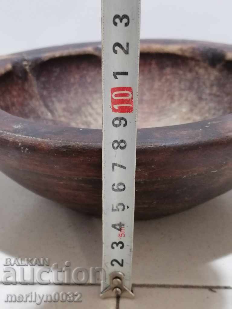 Wooden bowl bowl wooden wooden vessel harbor primitive - 7