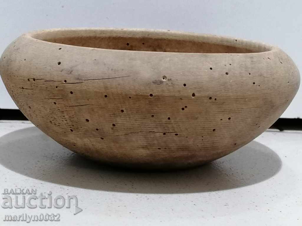 Auction  Wooden bowl, bowl, wooden, wooden bowl, bowl