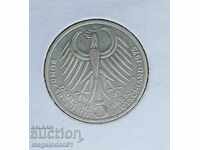 Германия - 5 марки 1975г., сребро