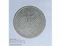 Германия - 5 марки 1975г., сребро