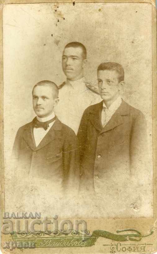 СТАРА ФОТОГРАФИЯ - КАРТОН - ВЛАДИКОВ - СОФИЯ - М0500