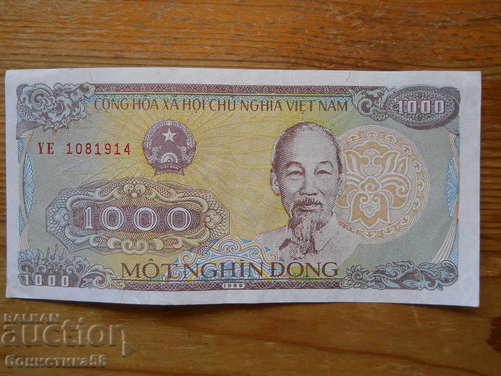 1000 Dong 1988 - Vietnam (UNC)