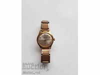 Мъжки позлатен  механичен часовник  Superia - 1960-1969