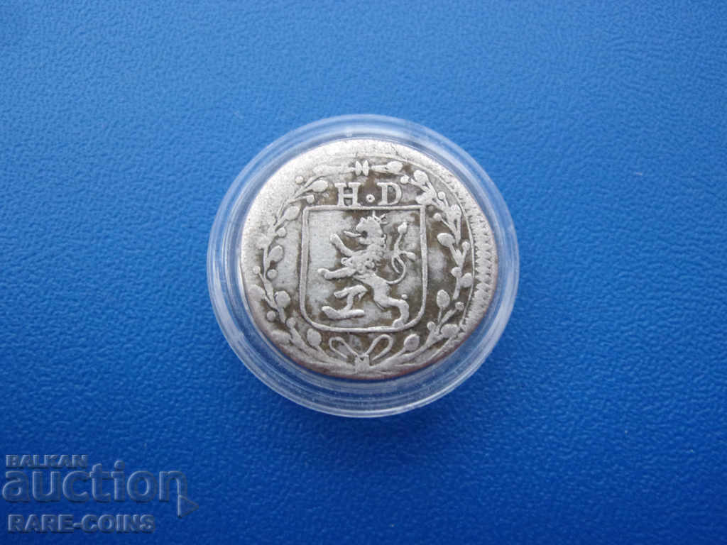 Hessen Darmstadt - Ernst Ludwig 1 Albus 1703 Rar Original cu preț € 30.68 | 60.00 BGN