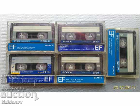 Audio cassette SONY 5 pcs.