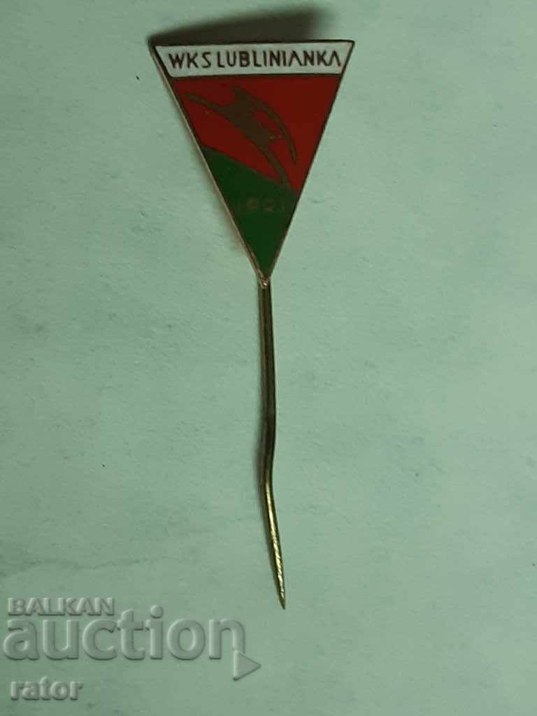 Football badge LUBLINYANKA 1921 LUBLIN. Football with price 5.00 BGN | € 2.56 Football badge LUBLINYANKA 1921 LUBLIN. Football with price 5.00 BGN | € 2.56