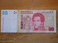 20 πέσος 2008 - Αργεντινή ( F )