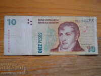 10 pesos 1998-2003 - Argentina ( G )