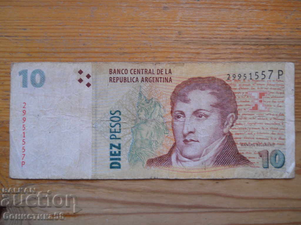 10 pesos 1998-2003 - Argentina ( F )