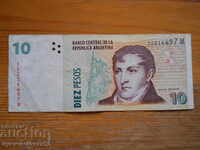 10 pesos 1998-2003 - Argentina ( F )