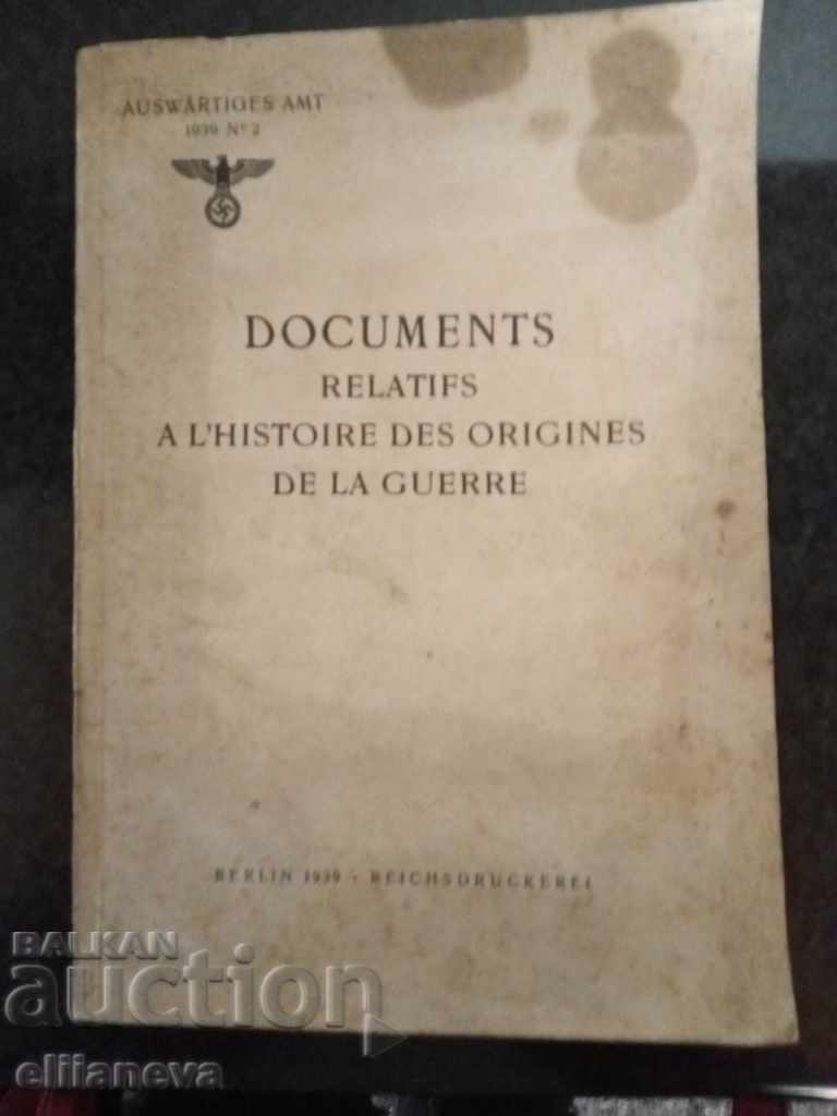 document on the history of the war in 1939
