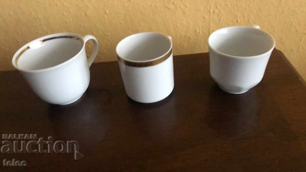 Set of collectible coffee cups - quality German porcelain with price 5.00 BGN | € 2.56 Set of collectible coffee cups - quality German porcelain with price 5.00 BGN | € 2.56