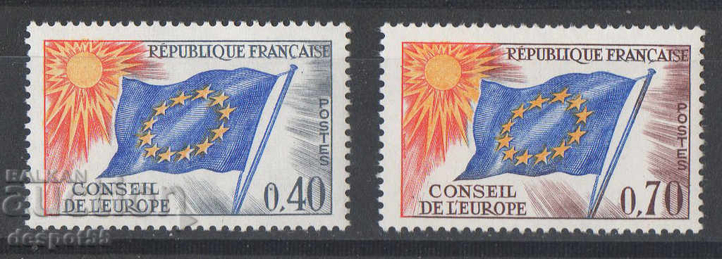 1969. Франция. Знамето на Европа.