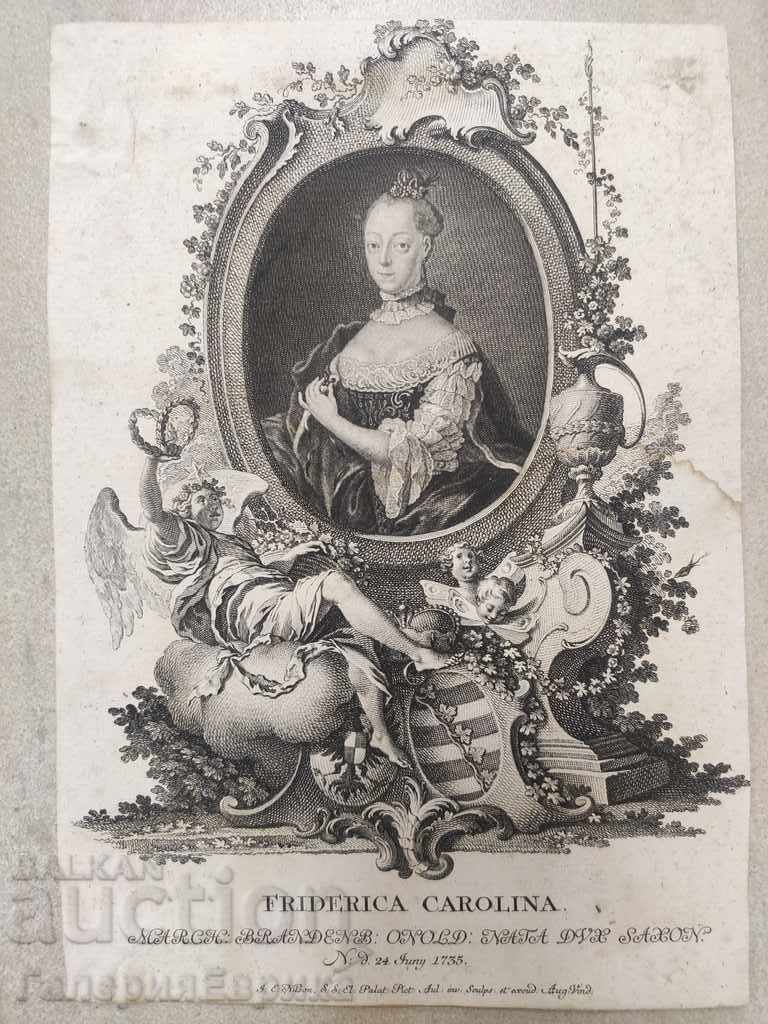 Old lithographic graphics 1735 with price 49.00 BGN | € 25.05 Old lithographic graphics 1735 with price 49.00 BGN | € 25.05