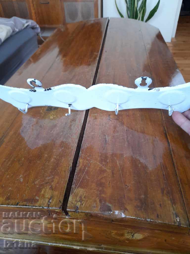 Old enamel hanger with price 14.00 BGN | € 7.16 Old enamel hanger with price 14.00 BGN | € 7.16