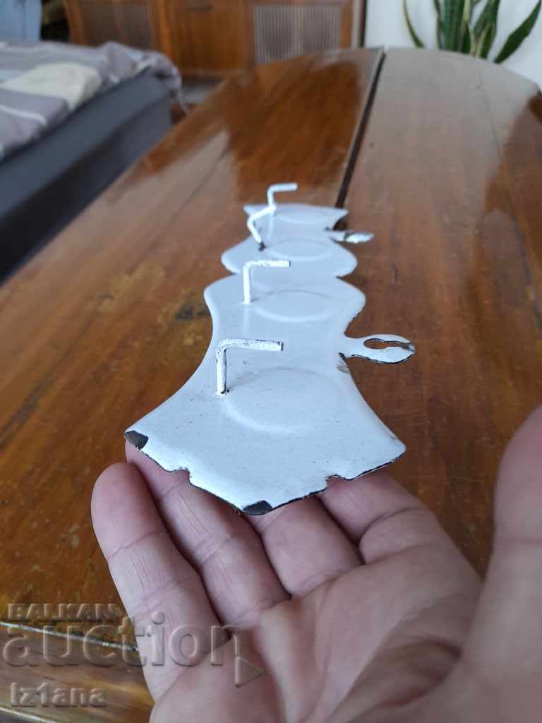 Auction Old enamel hanger Auction Old enamel hanger