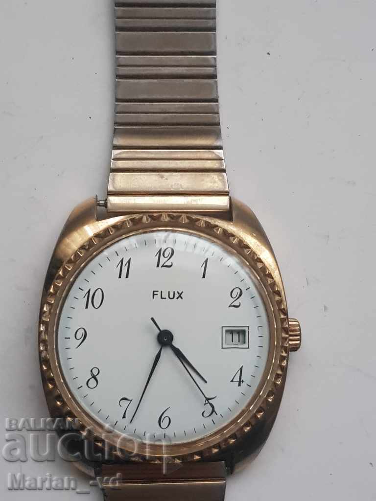 Delivery of Men's mechanical gold watch Flux 17 jewels Delivery of Men's mechanical gold watch Flux 17 jewels