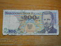 200 zlotys 1988 - Poland ( G )