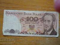 100 zlotys 1986 - Poland ( VG )