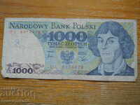 1000 zlotys 1982 - Poland ( VG )