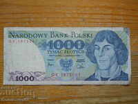1000 zlotys 1982 - Poland ( VG )