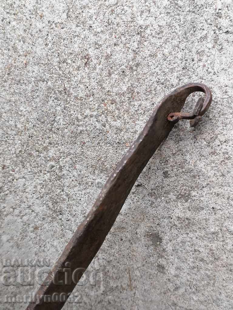 Auction Old forged scabbard, gingerbread, gingerbread, bruises Auction Old forged scabbard, gingerbread, gingerbread, bruises