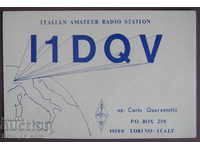 Κάρτα ραδιοφώνου I1DQV Ιταλία Ιταλία