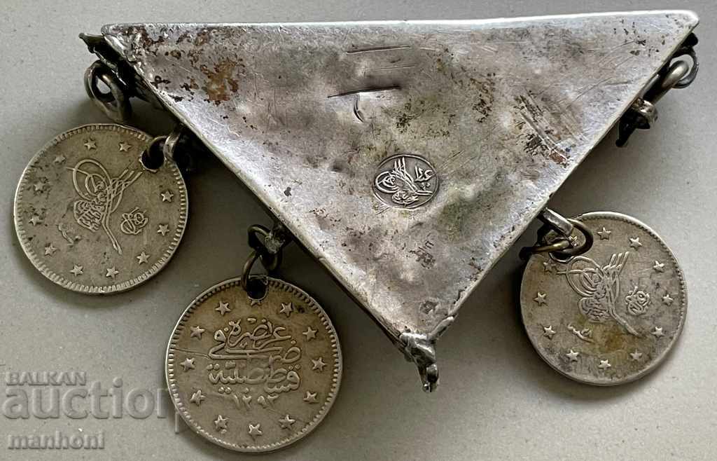 Auction 5003 Ottoman Empire muska amulet three seals tugri silver Auction 5003 Ottoman Empire muska amulet three seals tugri silver
