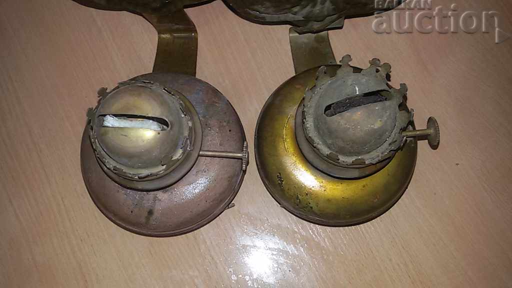 Delivery of Old gas lamp in Art Deco style lantern lot two lamps Delivery of Old gas lamp in Art Deco style lantern lot two lamps