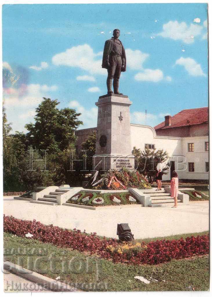 СТАРА КАРТИЧКА СИЛИСТРА ПАМЕТНИК ОСВОБОЖДЕНИЕ ДОБРУДЖА А891