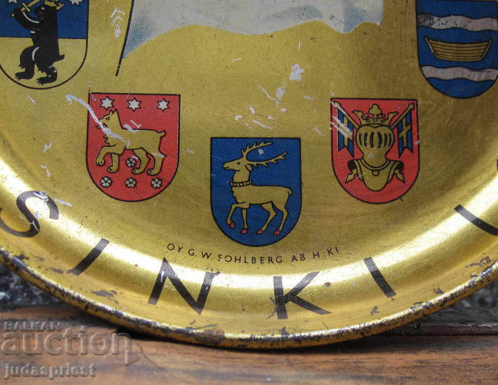 Olympic marked plate Olympiad Helsinki 1952 - 5 Olympic marked plate Olympiad Helsinki 1952 - 5